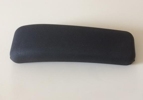 Arm Rest Pad, Molded Rubber, Black H-2753