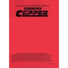 Operators Manual, Original Country Clipper - P-10161