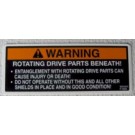 Decal, Warning- Rotating Drive Parts P-10935